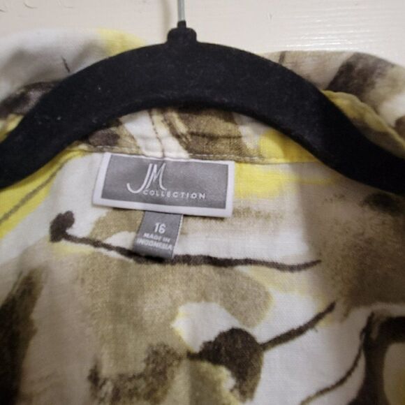 JM Collection Blouse shirt jacket Size: L - Picture 3 of 9